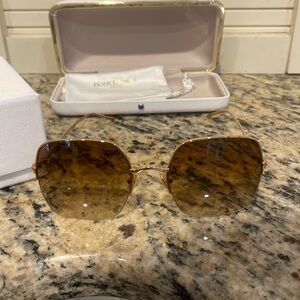 Boucheron Gold Brown Sunglasses
